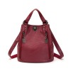 Large Red Leather Backpack Large Red Leather Backpack